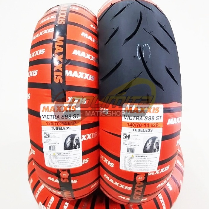 Ban Maxxis Victra Depan Belakang 120/70 - 14 & 140/70 - 14 Aerox 155
