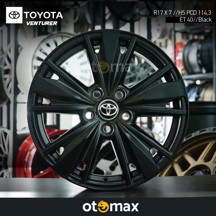 Velg Mobil Innova Venturer Ring 17 - Black Mate