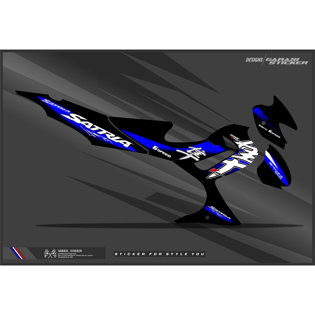 Striping / Stiker Satria Fu Barong /Satria Fu Lama Hayabusa New Concept