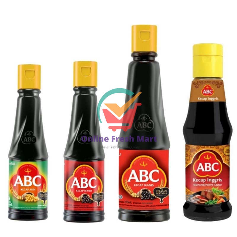 

ABC Aneka Kecap Manis Asin Inggris Botol Pet - Online Fresh Mart Denpasar