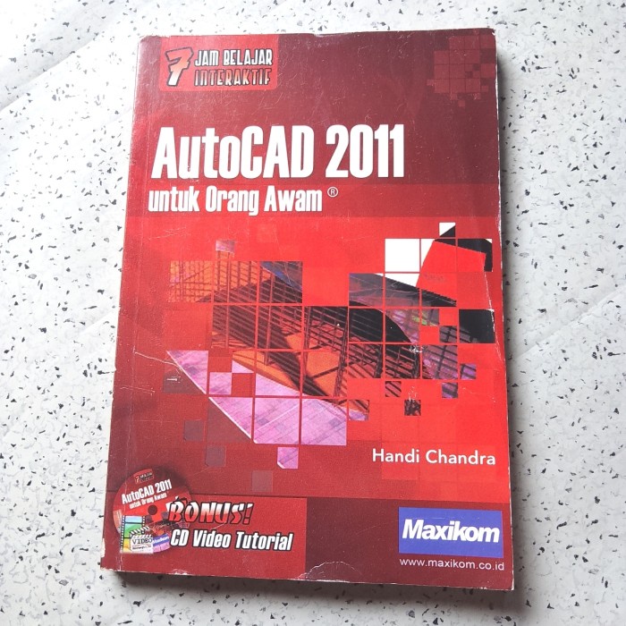 Buku Komputer, 7 Jam Belajar Interaktif AutoCAD 2011 'u Orang Awam
