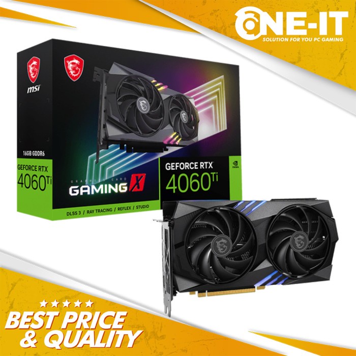 VGA MSI GeForce RTX 4060 Ti GAMING X 16G 16GB GDDR6