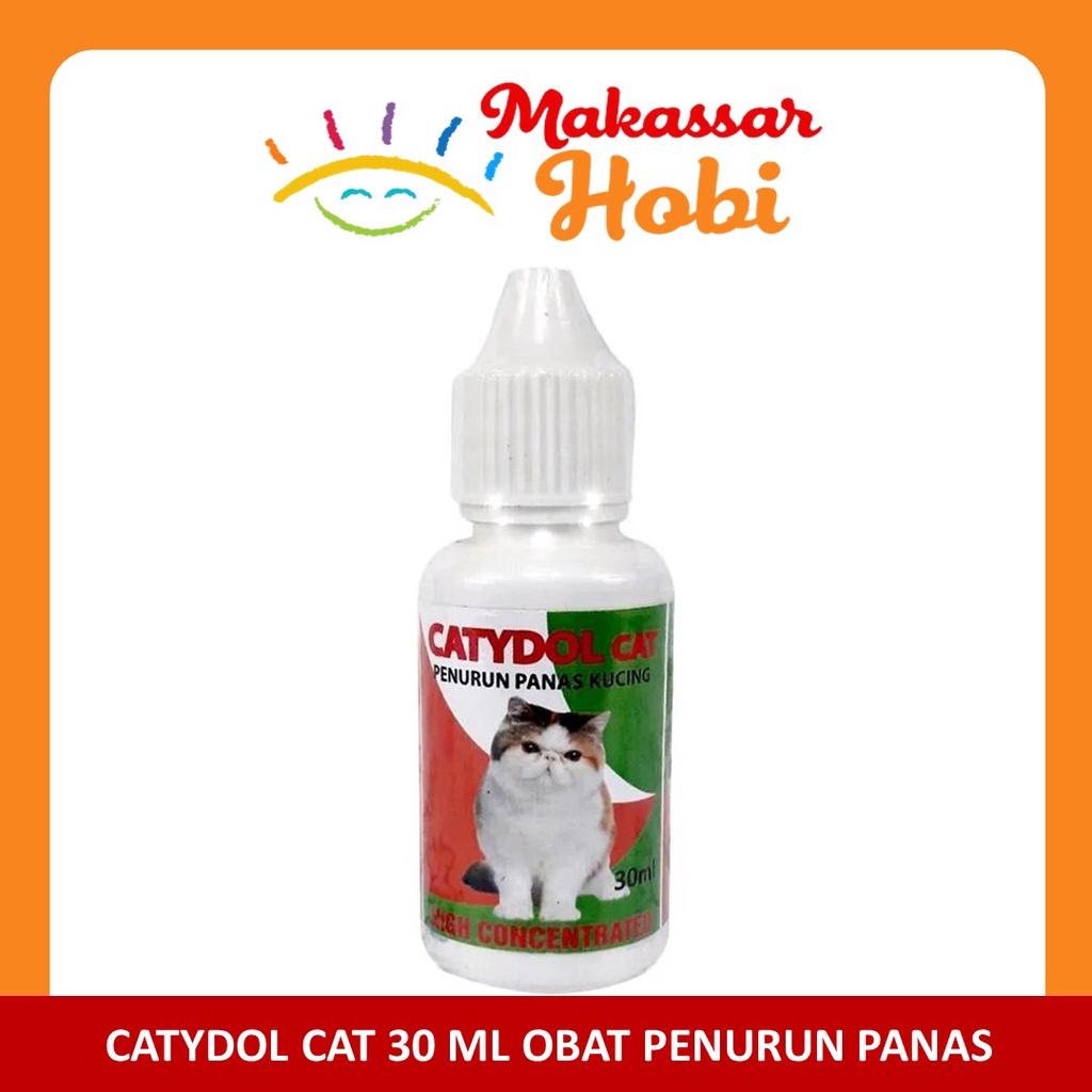 Catydol Cat 30 ml Obat Sakit Panas Penurun Demam Meriang Bersin Kucing