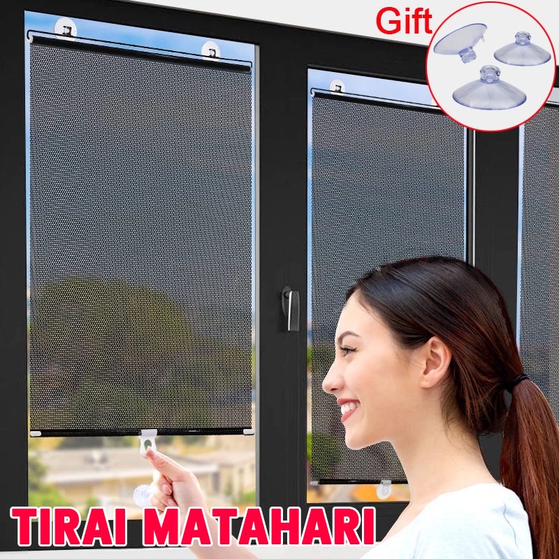 Tirai Roll /tirai Matahari /plato Tirai /perlindungan Panas Dan Matahari /rumah Kantor Dapur Window 