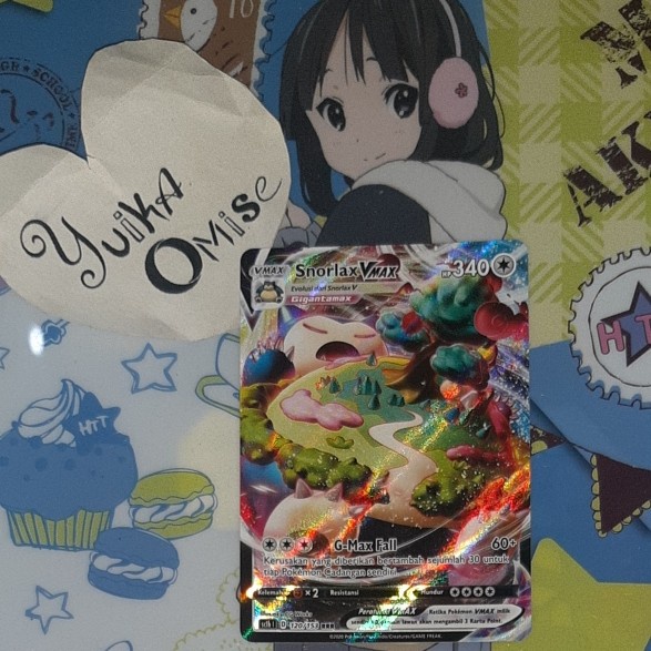 Kartu Pokemon Indonesia Snorlax Gigantamax 120/153 RRR Vmax V max