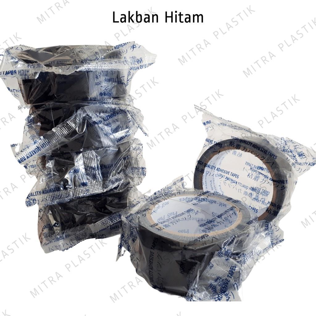 Lakban Hitam 2 inch 48 mm Solatip Kain Hitam