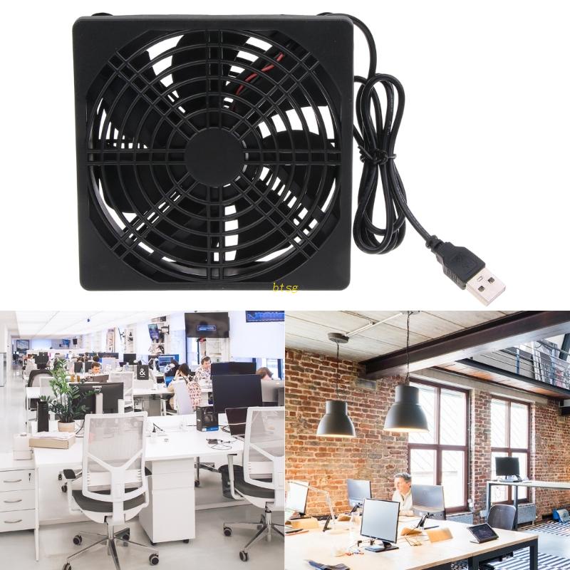 Bt Router Cooling Silent Fan Untuk Casing Komputer Pendingin CPU Tambang Pendingin Komputer
