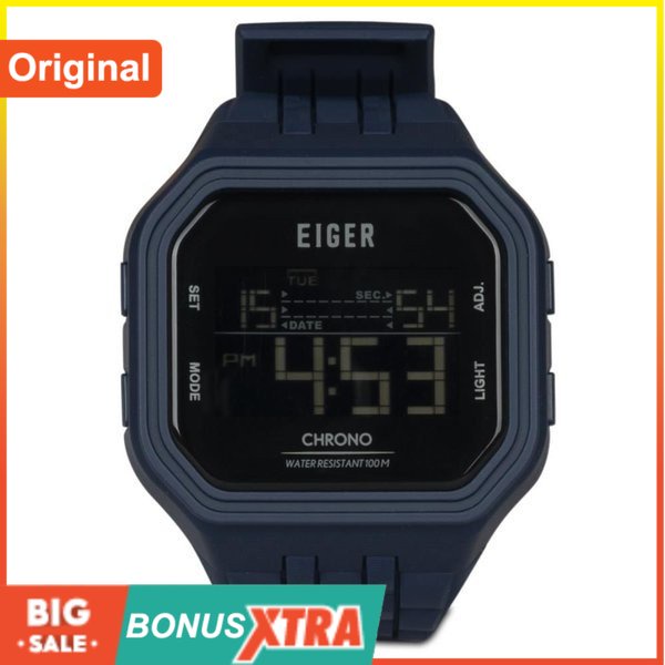 Jam Tangan Eiger LINVILLE WATCH Navy 91000 5091 Original Cowok Bandung