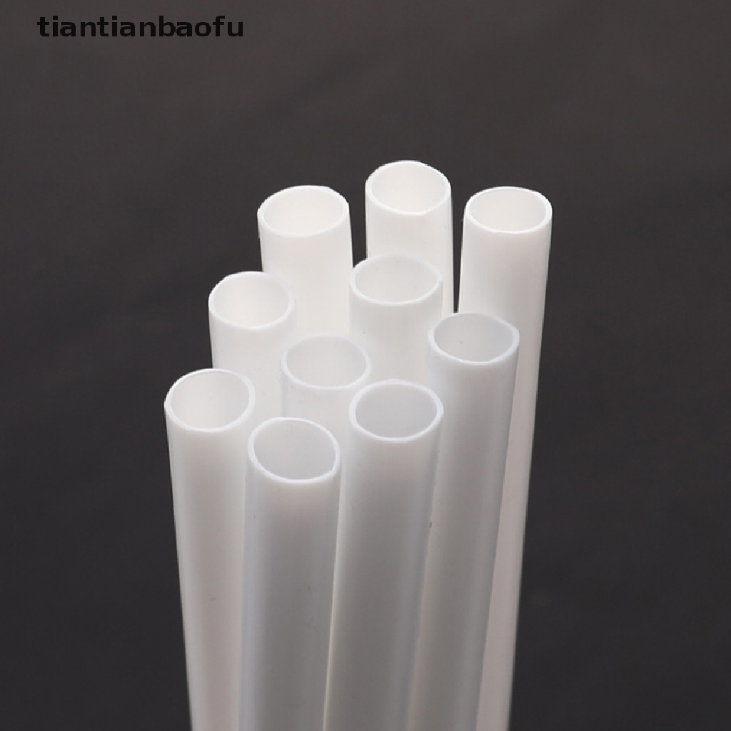 [tiantianbaofu] 10pcs Dowels Kue Plastik Putih Batang Penyangga Kue Dowels Bulat Sedotan Reusable Boutique