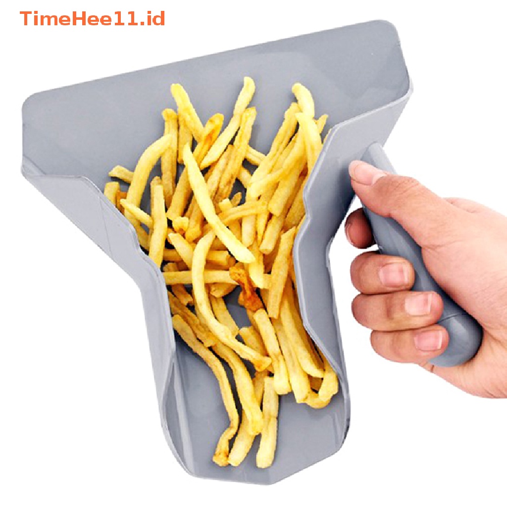 Timehee 1Pc Sendok Keripik Plastik French Fries Shovel Loader Chip Packaging Shovel ID