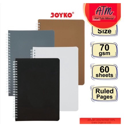 

Ruled Notebook Diary Agenda Buku Catatan Bergaris Joyko NB-690