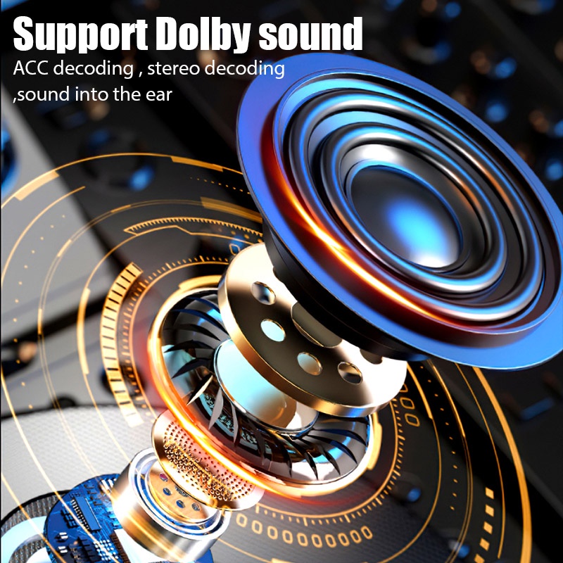 TWS Pro60/Pro80 Bluetooth Earphone 9d Stereo Headset Build-in MIC Game Headsets