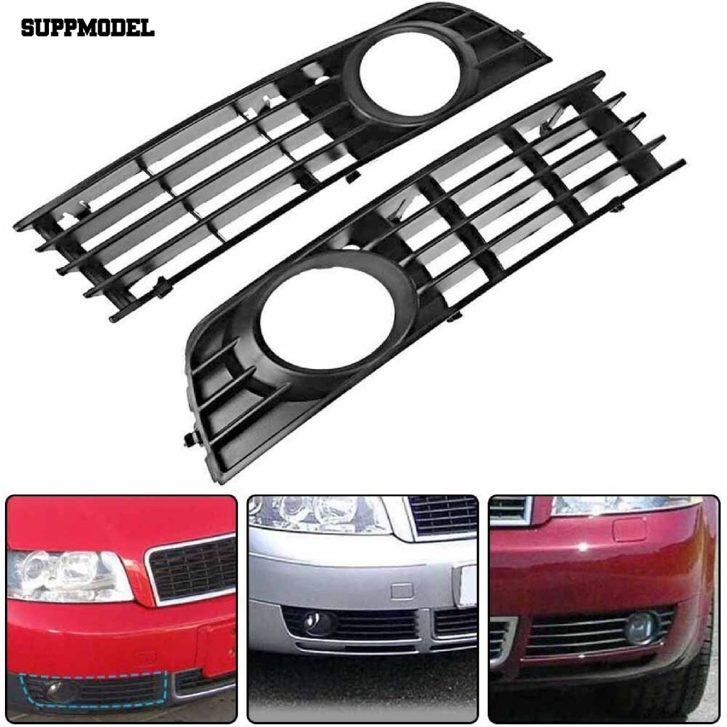 Suppmodel Grille Bemper Bawah Awet L/R Grille Fog Lamp Bemper Depan 8E0807681 8e0807682 Kokoh Untuk Audi A4 B6 2001-2005