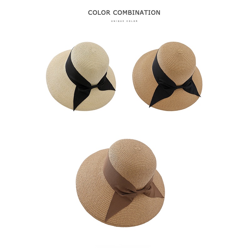 Summer Dayan Straw Hat Holiday Sunshade Beach Dayan Topi Nelayan