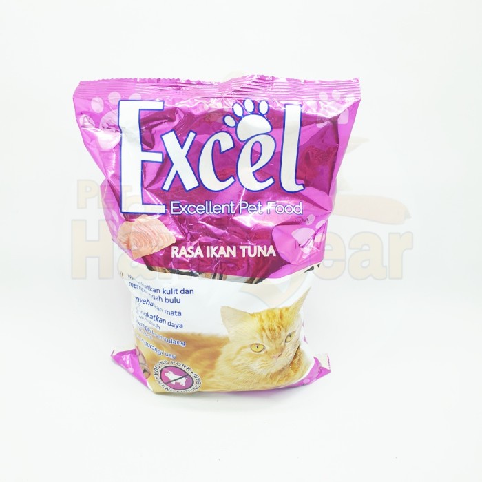 Excel makanan kucing/ makanan landak mini