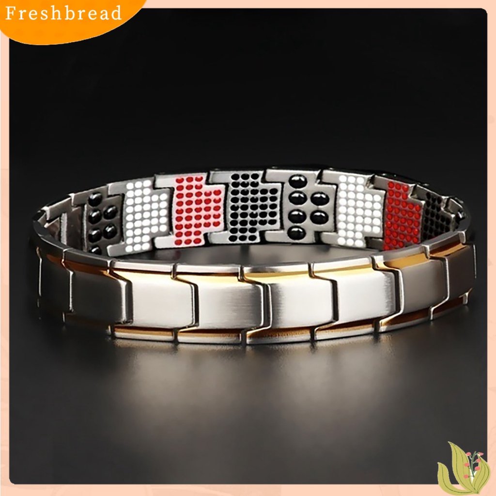 &lt; Freshbread &gt; Gelang Pasangan Anti-Fatigue Dilepas Energi Logam ic Gelang Pelangsing Perawatan Kesehatan