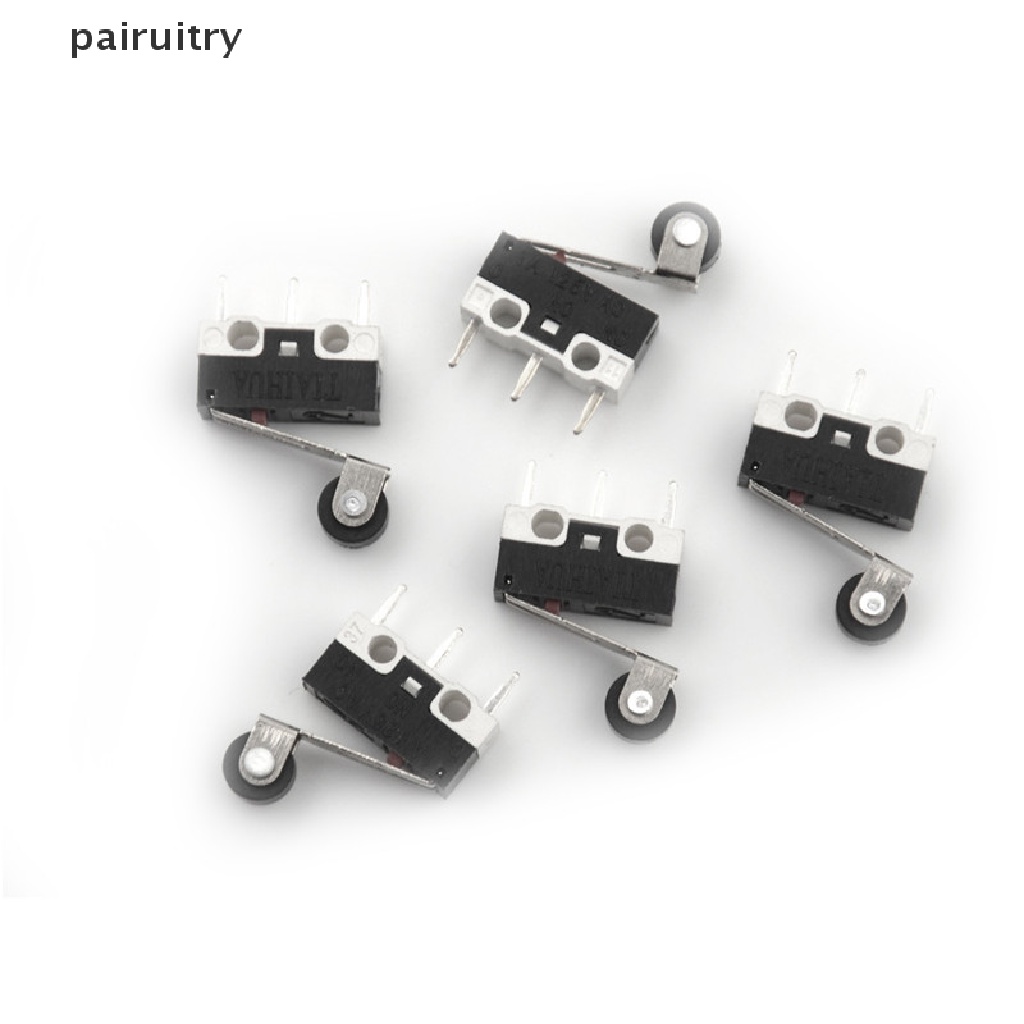 Prt 5Pcs Baru Ultra Mini Micro Switch Roller Lever Actuator Microswitch SPDT Sub Saklar PRT