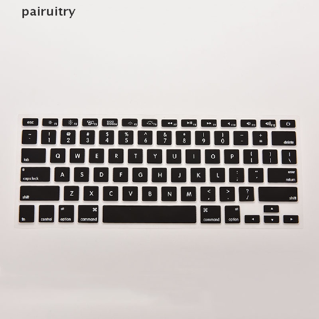 Prt Case Penutup Kulit Keyboard Bahan Silikon Untuk Macbook Air Pro 13 &quot;15&quot; 17inci PRT
