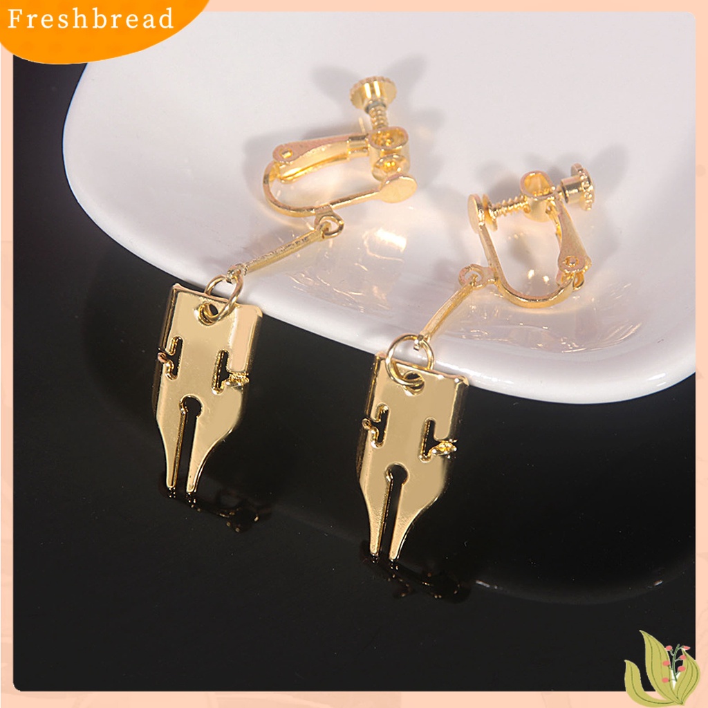 &lt; Freshbread &gt; Sederhana Wanita Bizarre Adventure Ear Stud Earclip Anime Anting Cosplay Perhiasan