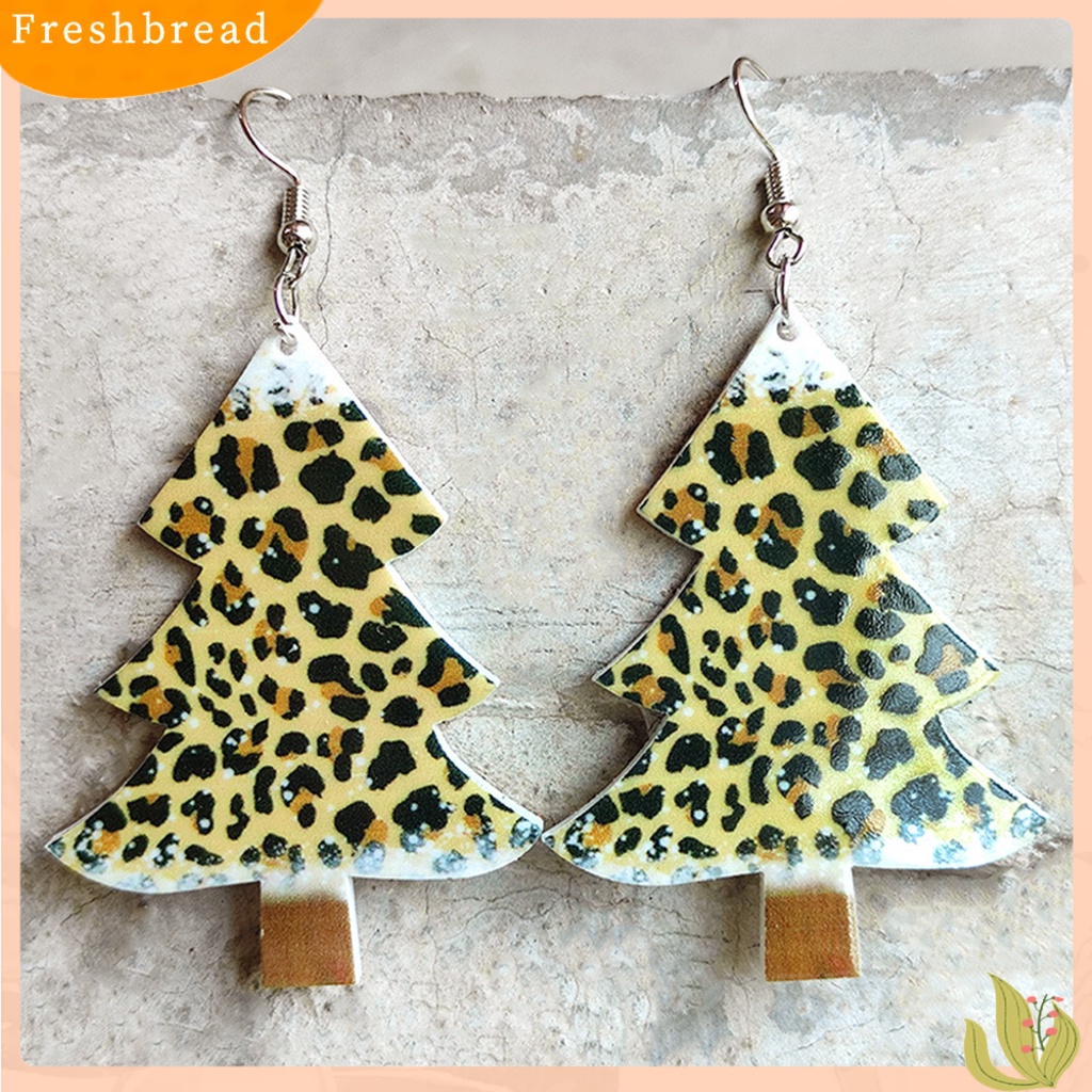 &lt; Freshbread &gt; 1pasang Anting Natal Semua Pertandingan Pakaian Sehari-Hari Akrilik Wanita Santa Vibes Drop Earrings Aksesoris Telinga Untuk Perjamuan