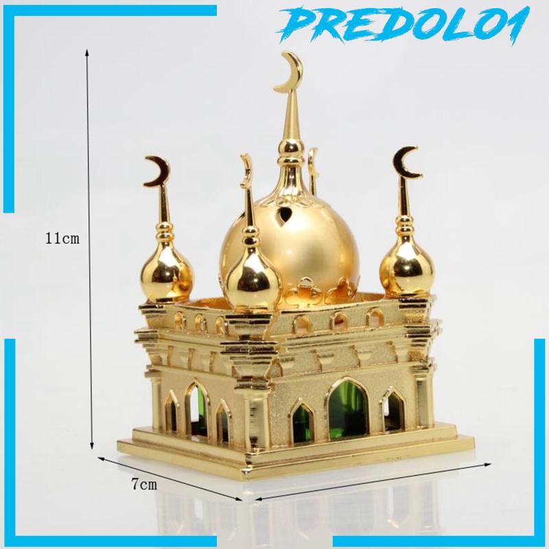 [Predolo1] Ornamen Interior Mobil Kerajinan Tangan Model Masjid Untuk Hadiah Liburan Rumah