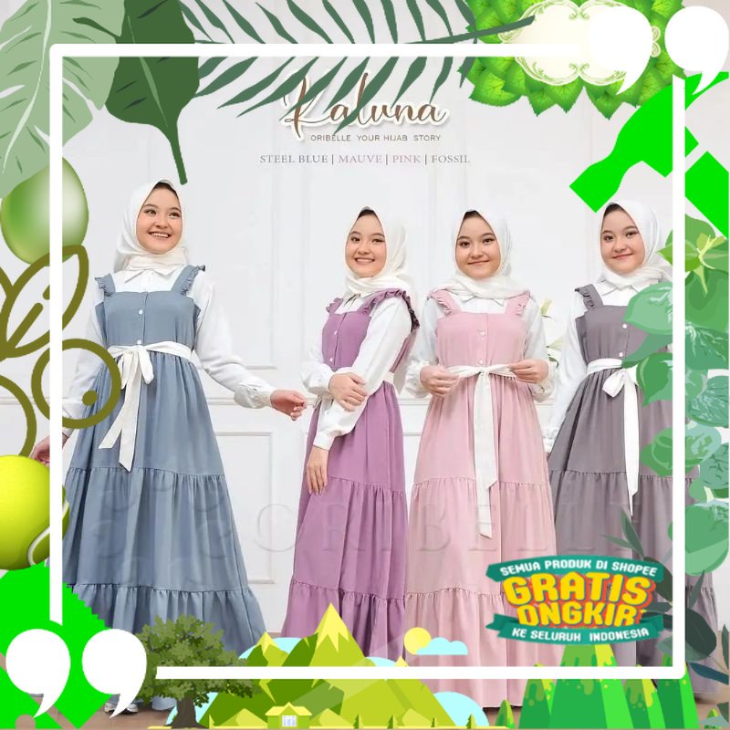 Gamis Anak Perempuan Usia 10-13 Tahun Gamis Anak Perempuan Tanggung Terbaru Gamis Anak Muslim Gamis 