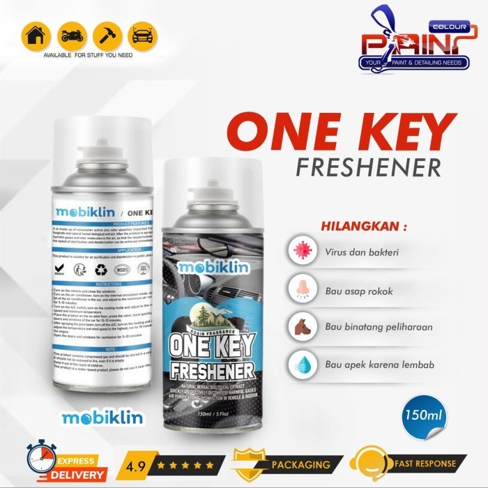 Mobiklin One Key Freshener - Odor Eliminator Penghilang Bau Mobil