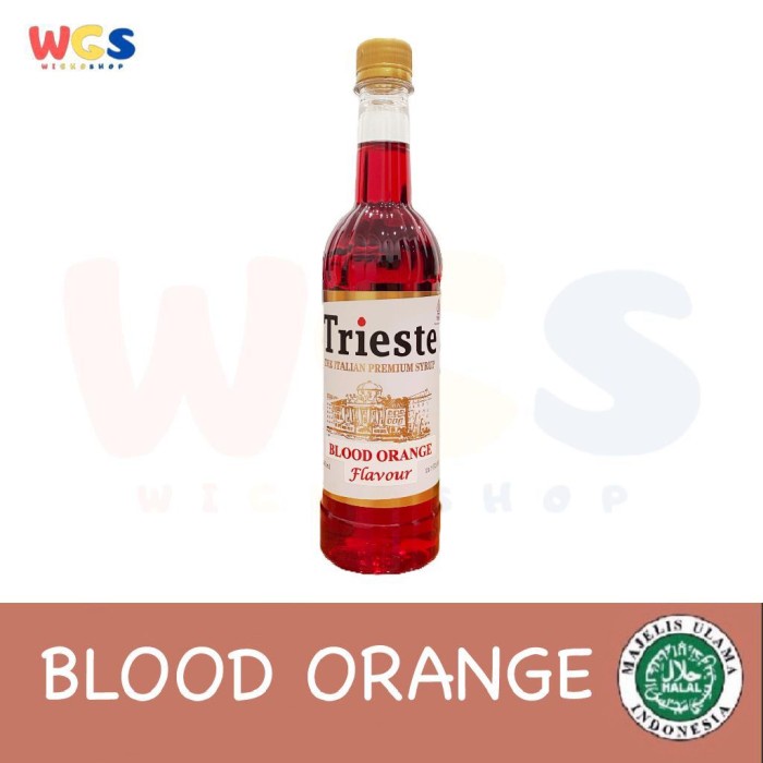 Trieste Syrup Premium Blood Orange Flavored Syrup 650ml