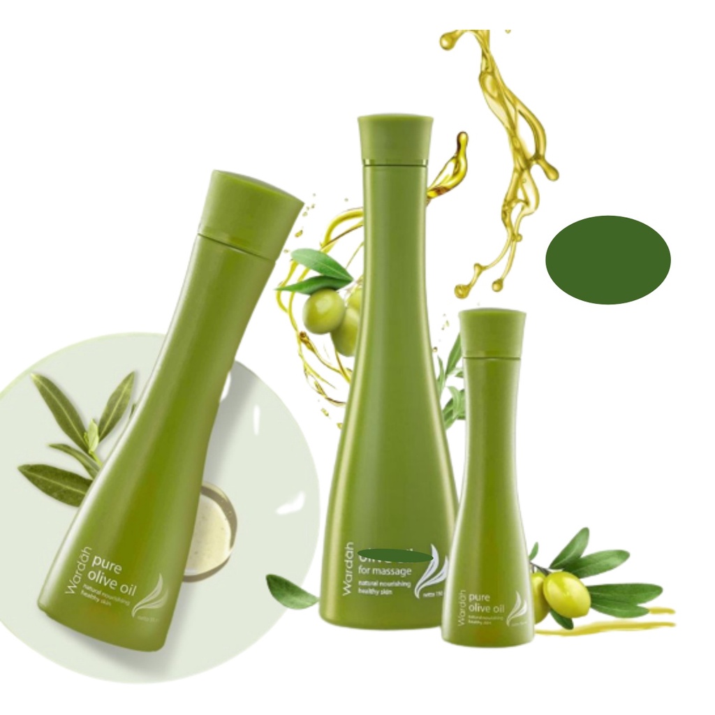 WARDAH Pure Olive Oil 50ml - Apple_Kosmetik