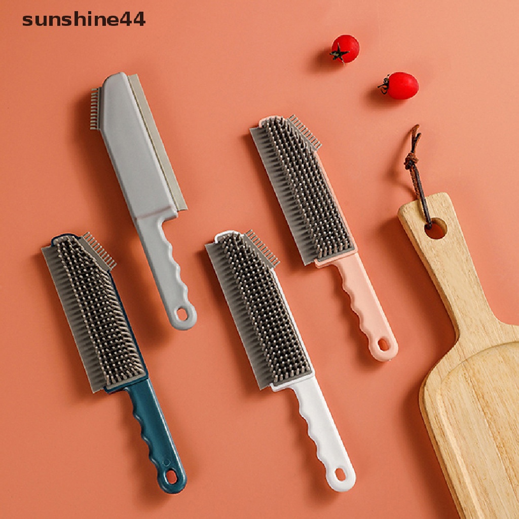 Sunshine 3in1 Silicone Gap Cleaning Alat Sikat Pembersih Dapur Dekontaminasi Brush ID