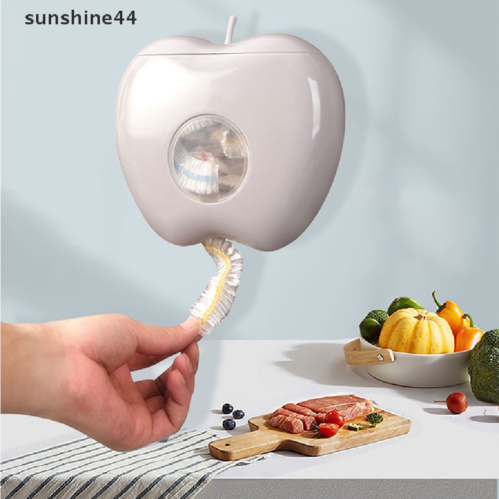 Sunshine Wall Mount Fresh Keeping Bag Storage Box Tempat Penyimpanan Kantong Sampah al ID