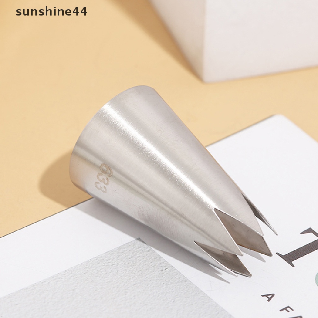 Sunshine 1PC Besar Open Star Piping Nozzle Icing Cream Nozel Bakeware Pastry Tips ID