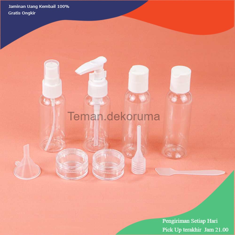 TD - ART MUQGEW Botol Travel Size Liquid Bottle Pack 6 PCS - SV1