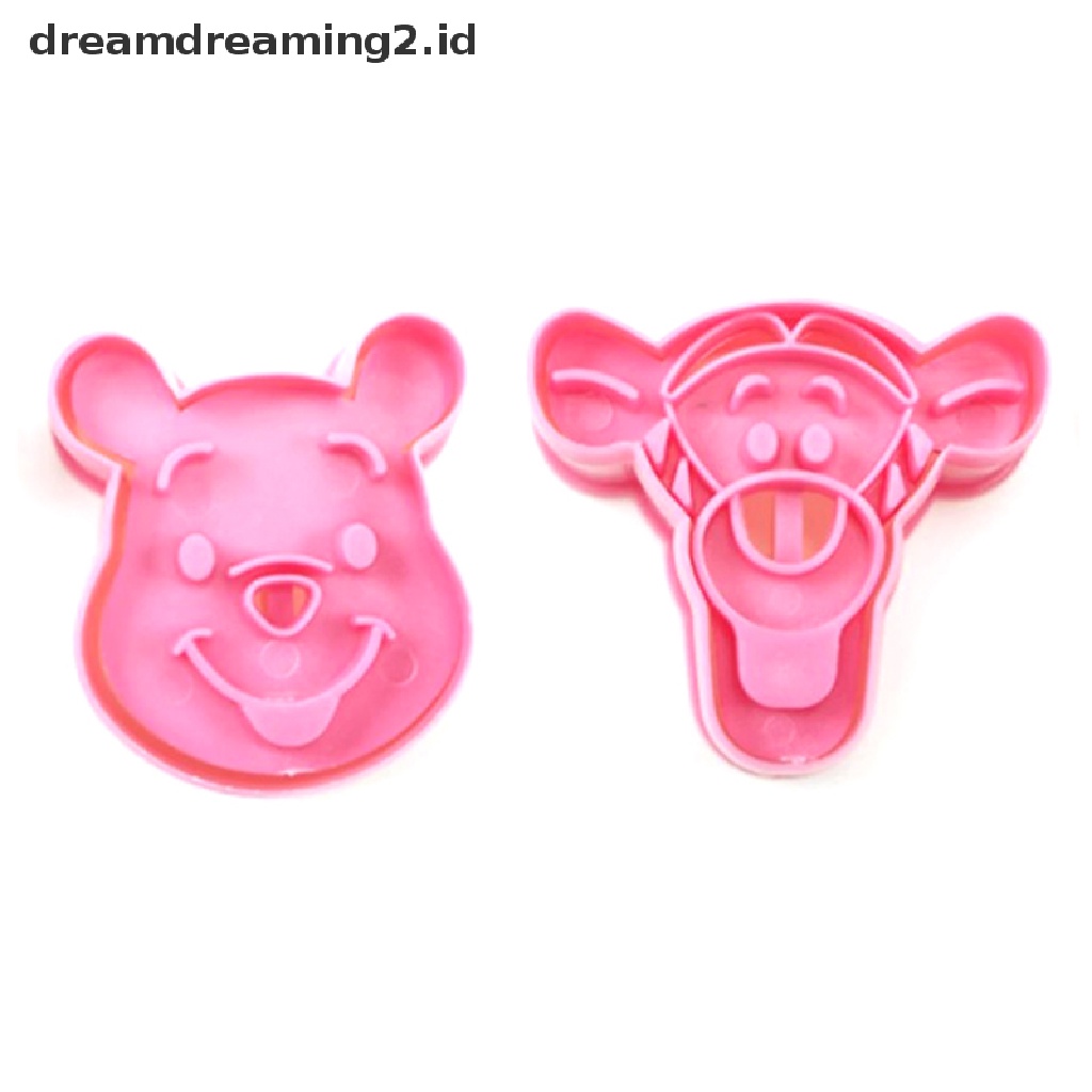 (hot) Panda Cookie Cutter Plastik Biskuit Baking Kue Buah Alat Dapur Cetakan//