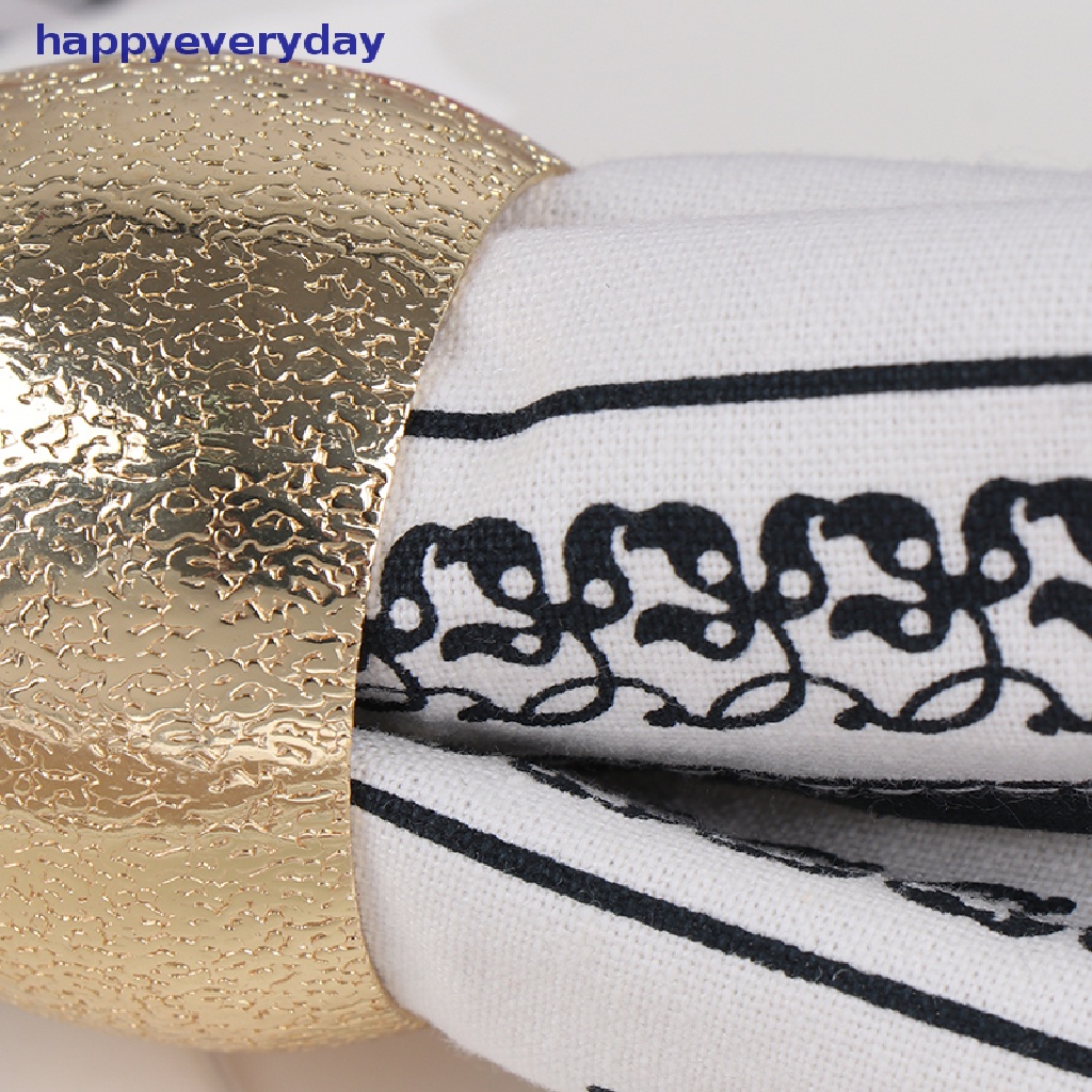 [happy] Napkin Rings Wedding Party Hotel Serbet Gesper Tempat Serbet Dekorasi Meja [ID]