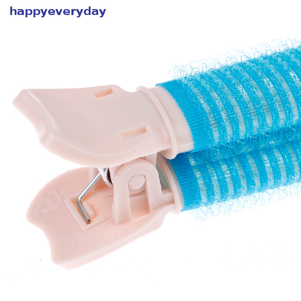 [happy] 2pcs Hair Curler Clip Self Grip Volume Rambut Akar Berbulu Klip Rambut Keriting Klip [ID]