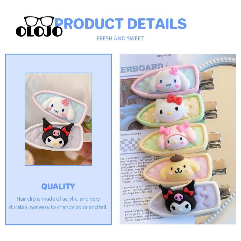 【COD】Jepit Rambut Segitiga Kartun Kitty Kucing Lucu Manis Gadis Sisi Hairpin Hiasan Kepala