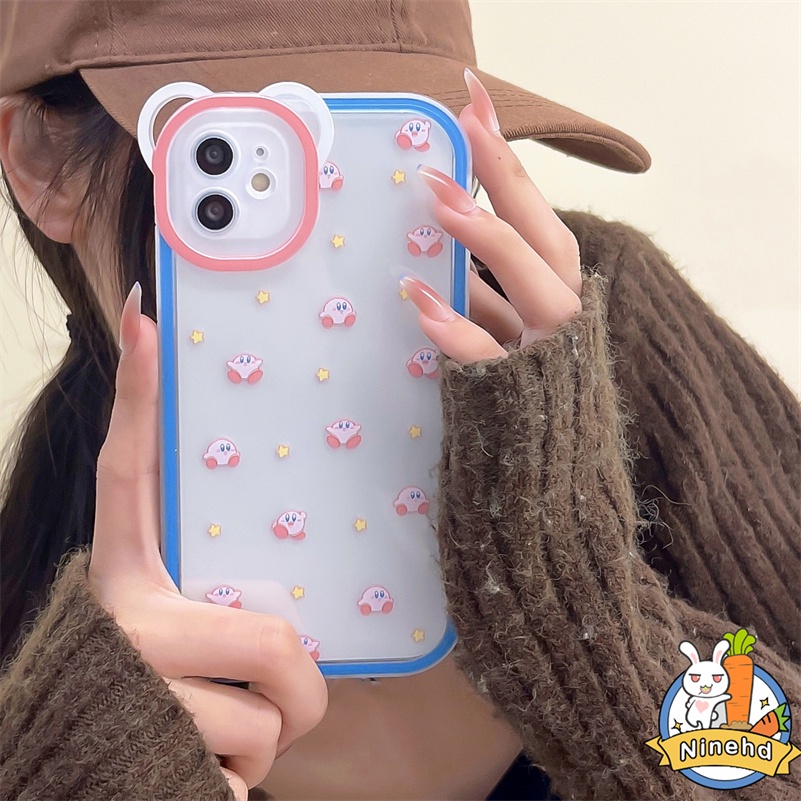 IPHONE Casing Kompatibel Untuk Iphone14 13 12 11 Pro Max X Xr Xs Max SE 8 7 6 6s Plus Kualitas Tinggi Sederhana Casing Ponsel Glossy Transparan Shockproof Clear Bumper Soft TPU Cover Pelindung