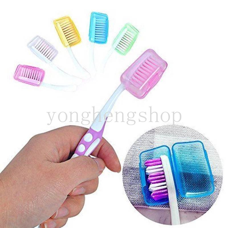 1/4pcs Topi Sikat Gigi Outdoor Hiking Camping Travel Portable Toothbrush Head Covers Case Anti-Debu Germproof Pelindung Sikat Gigi Aksesoris Kamar Mandi