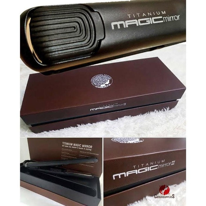Titanium Magic Mirror  Catok CERAMAGIC 
 CREATE Catokan pelurus rambut Professional  Use
