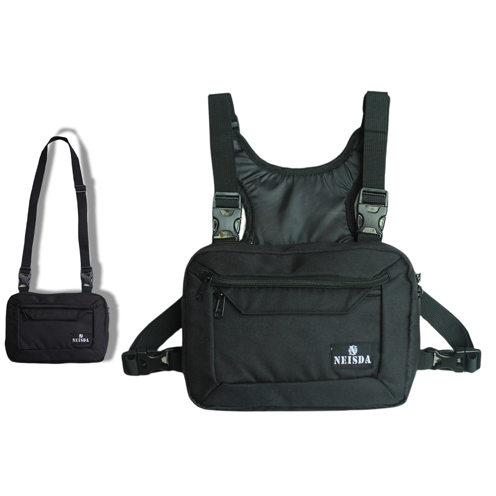 Neisda - Chestbag Tas Dada Series Multifungsi Black