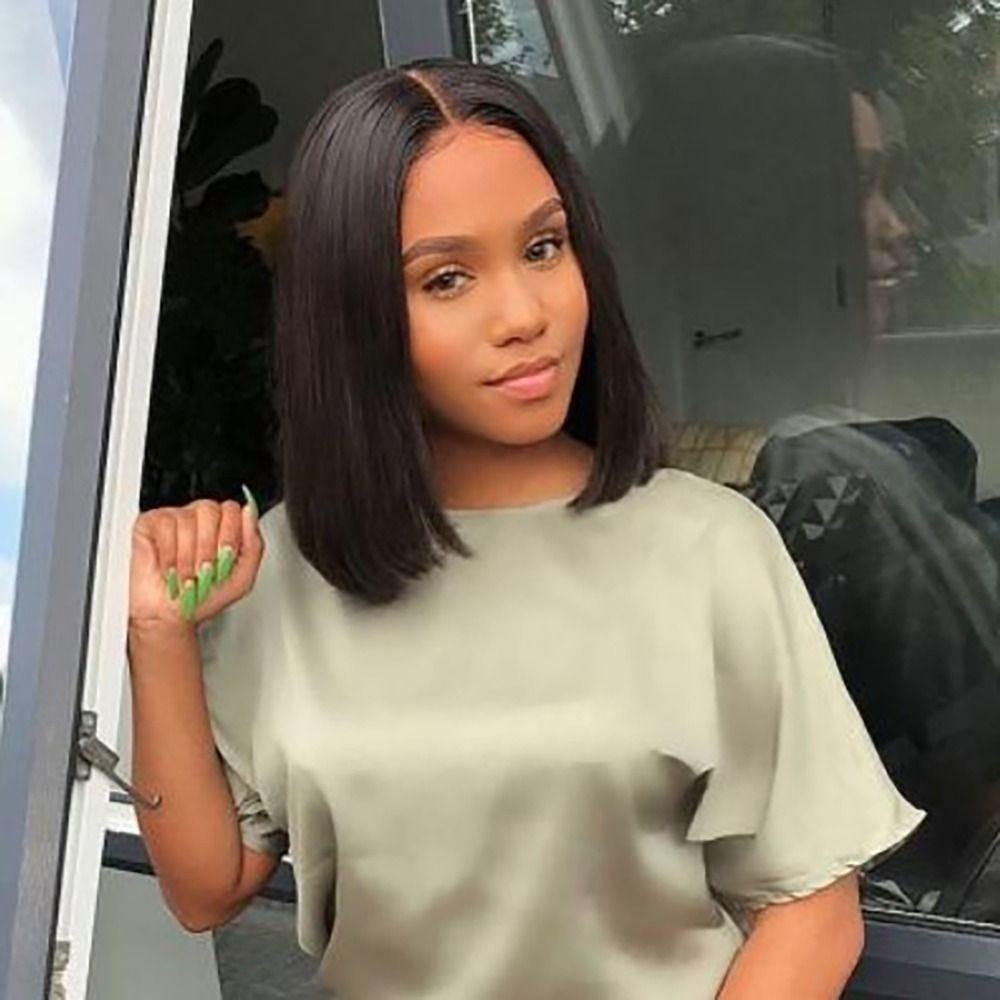 Lily Alami Wig Rambut Mode Baru Desain Baru Density Sopak