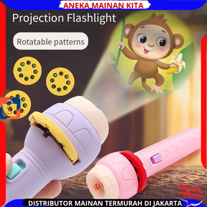 ( BISA COD ) 4 SLIDE 32 GAMBAR Mainan Anak Senter Proyektor Flashlight SNI / Mainan Projector Gambar / Mainan Edukasi Anak / Mainan Anak Laki Laki / Mainan Anak Perempuan