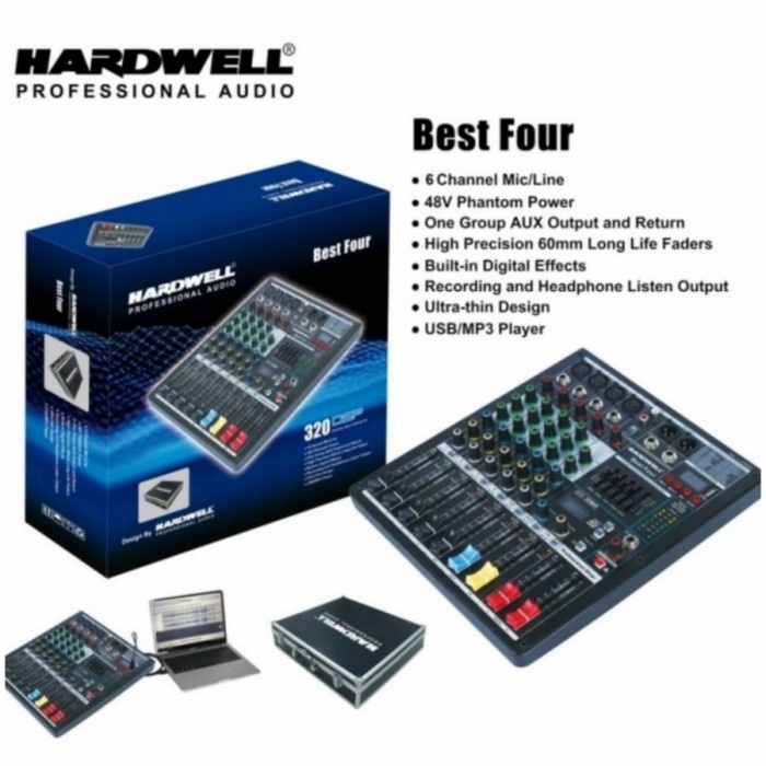 Mixer Hardwell Best Four 6 Channel Mixer Best Four Original