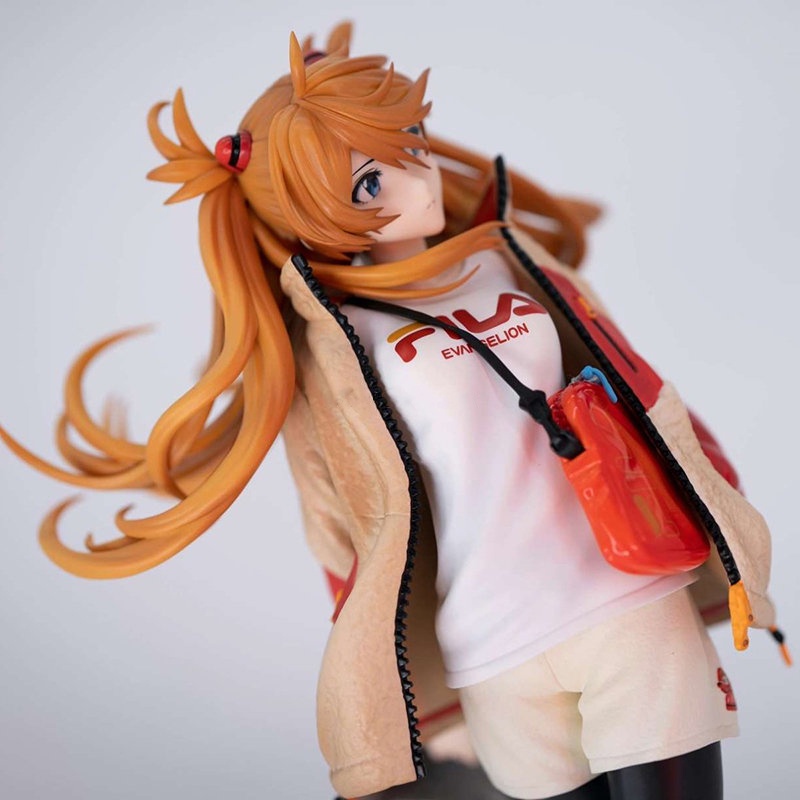 Anime Jepang Evangelion Asuka Langley Shikinami Ver. Radio EVA Part.2 Model Action Figure Dengan Boxed