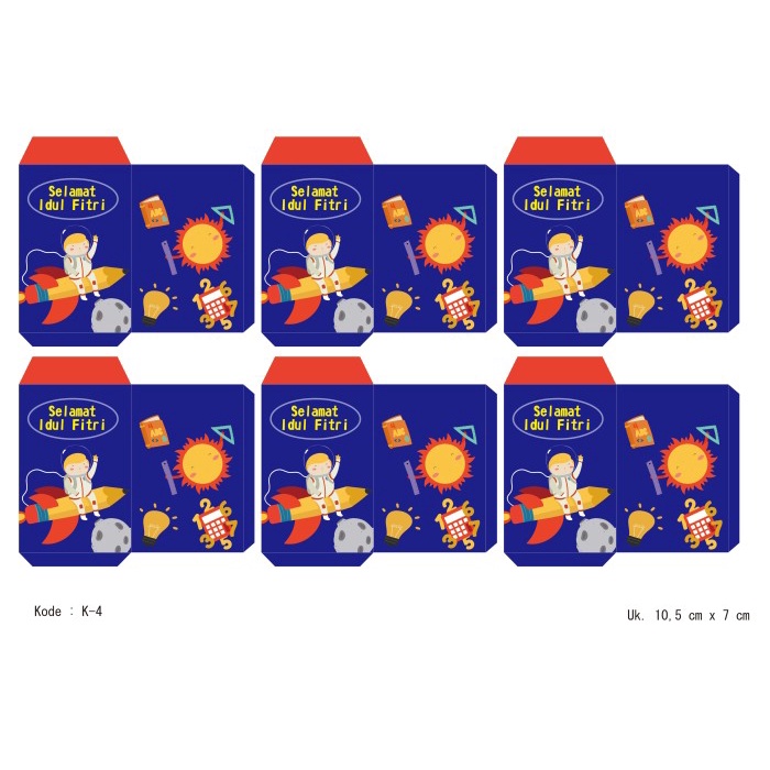 

Amplop Angpao Edisi Lebaran Karakter Lucu, Unik, Menggemaskan! (12pcs) - K-4