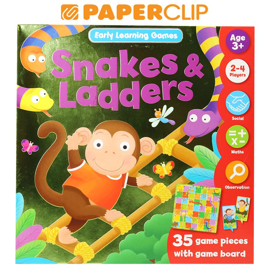 EARLY LEARNING GAMES : SNAKES & LADDERS