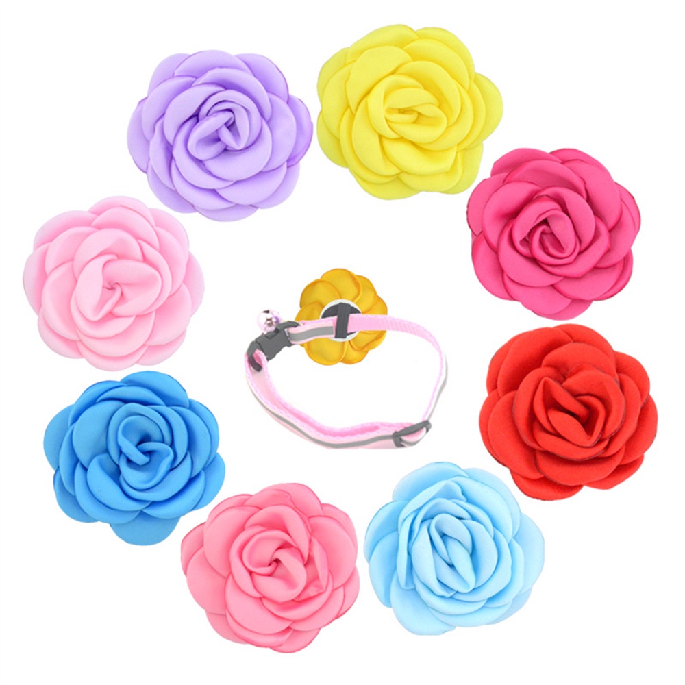 2pcs Jisoo's Same Camellia Flower Ring Dancing Prop Handmade Cloth Rings Jewelry