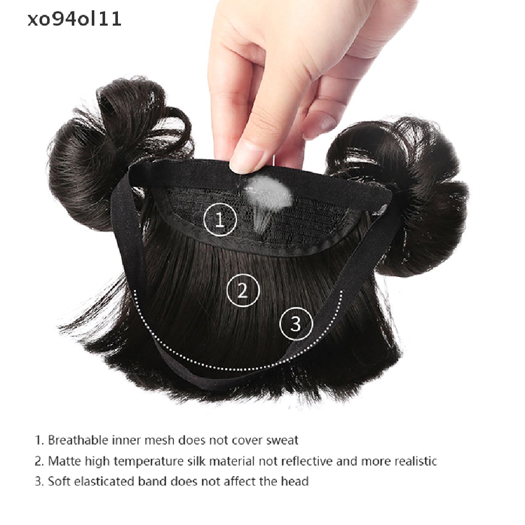 Xo Rambut Palsu Bayi Kepang Hairband wig Untuk Anak Bayi Bando Rambut Bayi Anak Poni Palsu OL