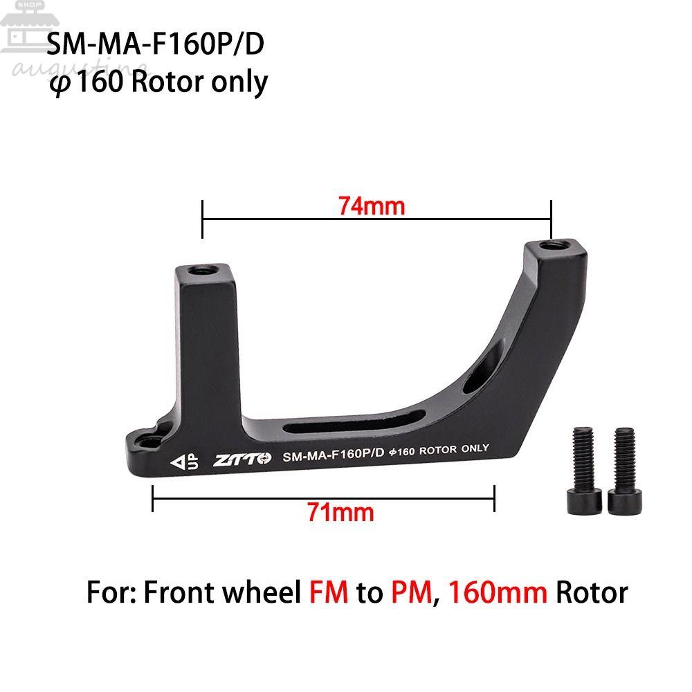 Agustinina Sepeda Disc Brake Caliper Bike Parts Dengan Baut 74mm A B Fork Frame Adapter Flat Mount Adapter Untuk 140 160mm Brake Rotor Disc Brake Mount Flat Mount To Post Mount